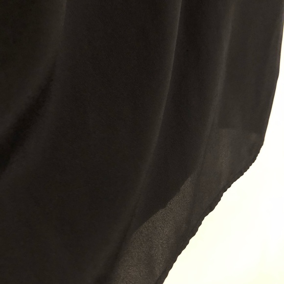 Sleeveless Sheer Black Jacob Blouse - Picture 3 of 4